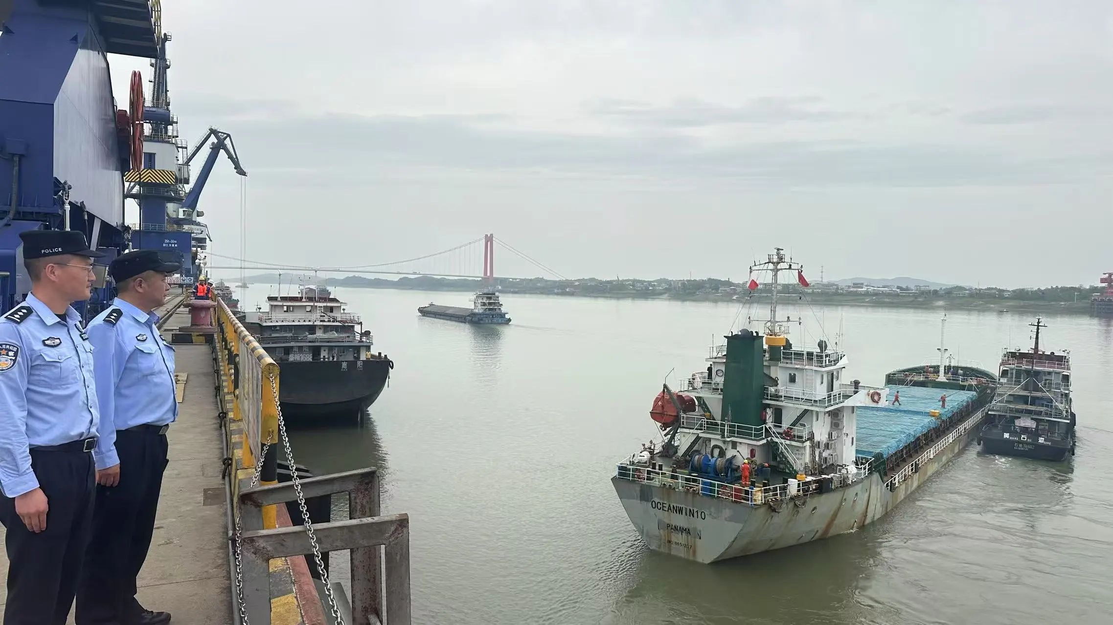 黃石天海攜手政企破局！"黃石制造"5天直達(dá)韓國(guó)釜山港